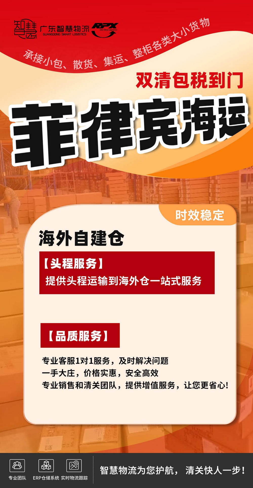 從清遠(yuǎn)想發(fā)一批3個方的五金到菲律賓怎么操作？